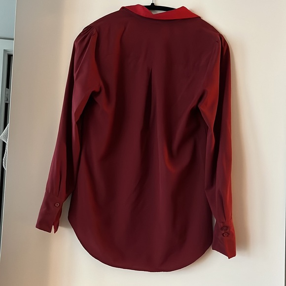 RW&Co Maroon Blouse (Small) - Picture 5 of 5